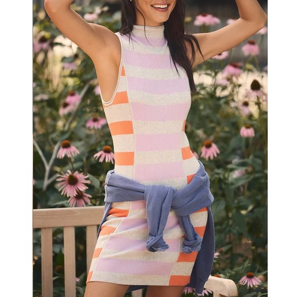 Anthropologie Daily Practice Sleeveless Mock-Neck Sweater Dress - XS - Picture 3 of 13